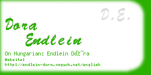 dora endlein business card